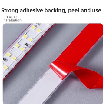 Λωρίδα LED 220V, υπερλαμπρή, αυτοκόλλητη για τον οροφή του σαλονιού, ατμοσφαιρικός φωτισμός ενυδρείου, αδιάβροχη για εξωτερική χρήση