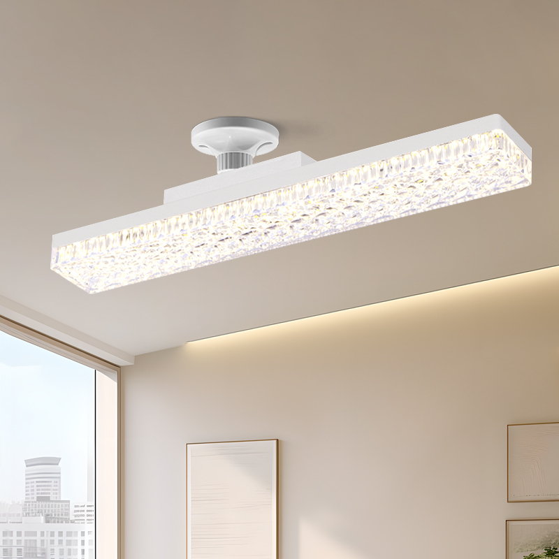 LED λαμπτήρας με μακριά κρύσταλλο λωρίδας, βάση Ε27, προστασία ματιών, εξοικονόμηση ενέργειας, οικιακό φως για σαλόνι και υπνοδωμάτιο, ενσωματωμένος σχεδιασμός