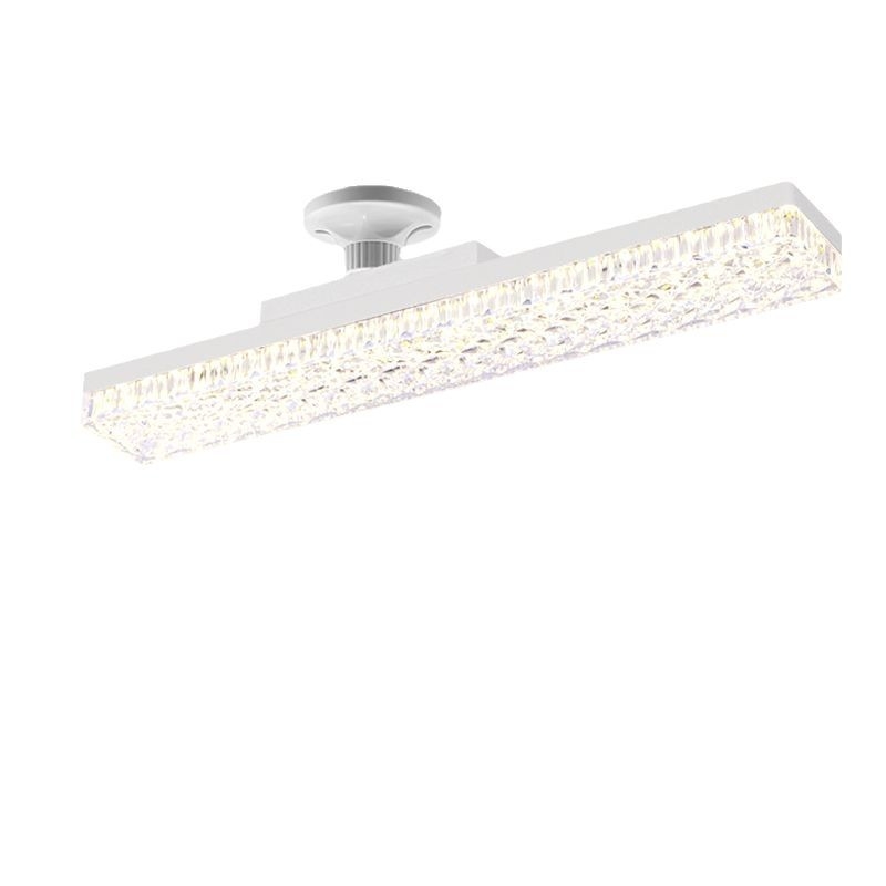 LED λαμπτήρας με μακριά κρύσταλλο λωρίδας, βάση Ε27, προστασία ματιών, εξοικονόμηση ενέργειας, οικιακό φως για σαλόνι και υπνοδωμάτιο, ενσωματωμένος σχεδιασμός