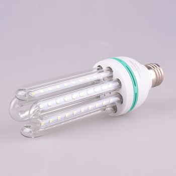 LED izzó E27-es csavaros aljzattal, Meleg fehér, 2835 chip, Energiatakarékos, Magas fényerő