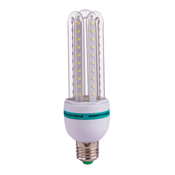 LED kukorica lámpa E27-es foglalattal, U alakú spirálisan kialakított dizájn, erőteljes fényerejű LED izzó