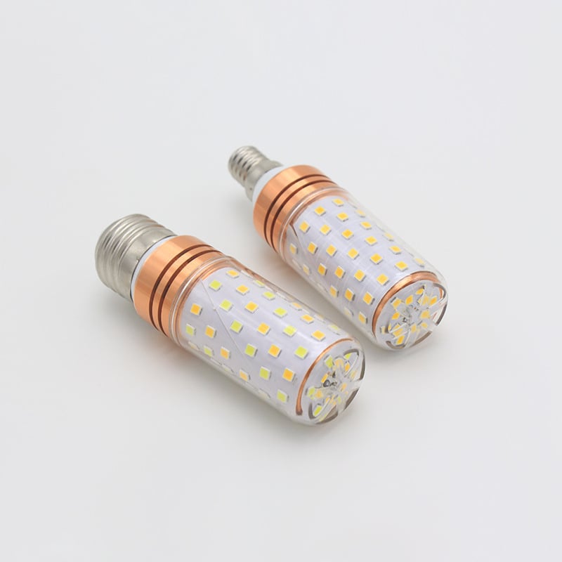LED kukoricaizzó 12W, háromszínű fény, E14/E27 foglalat, 1600 lm, 360° fénysugár