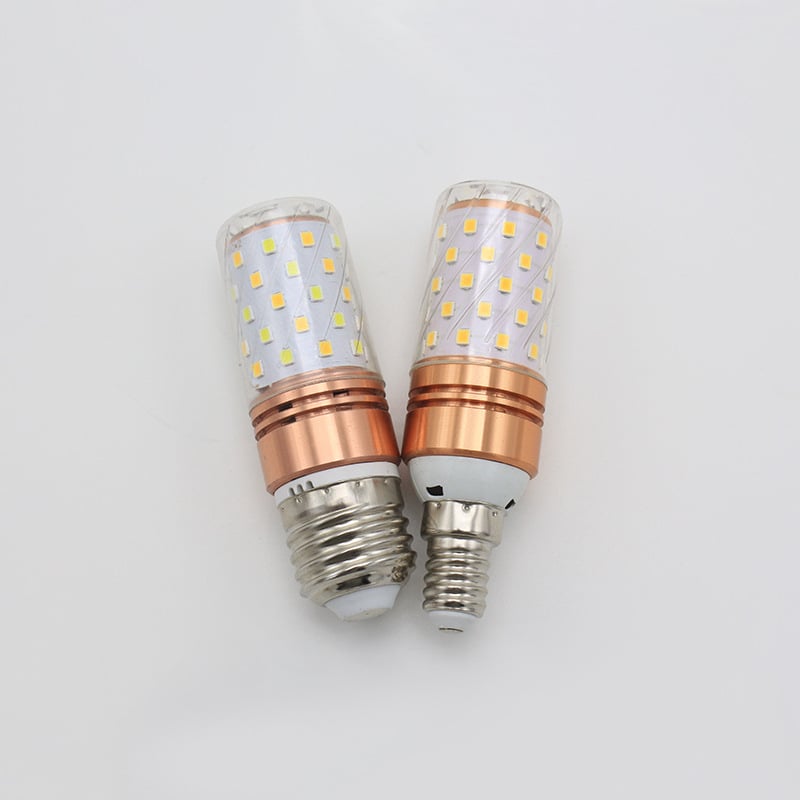 LED kukoricaizzó 12W, háromszínű fény, E14/E27 foglalat, 1600 lm, 360° fénysugár