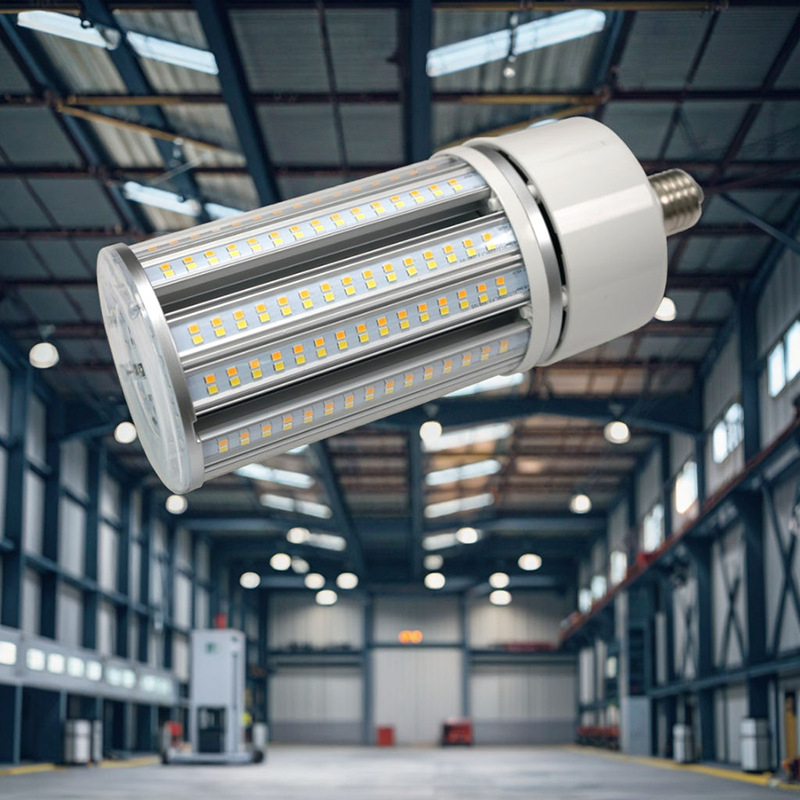 120W LED kukoricás lámpa, E40 csavaralj, kültéri magas oszlopos raktárvilágítás, IP64, széles feszültségtartomány, kertlámpa, UL Listed