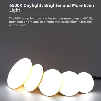 LED žiarovka s veľkým priemerom, tvar lietajúceho taniera, biele svetlo, E27 závit, domáce osvetlenie, energeticky úsporná žiarovka