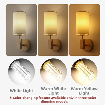 LED izzó E14/E27 csavaros foglalattal, függőlámpa, kukorica alakú lámpa, háromszínű dimmelhető, CRI 95