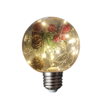 LEDG95 Πολύχρωμες LED λάμπες με χαλκό σύρμα και PC κάλυμμα για χριστουγεννιάτικο δέντρο