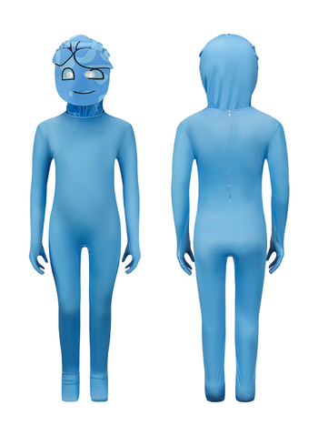 Unisex jednodielny cosplay kostým pre hranie hier a Halloween na javisku, pre deti do 17 rokov