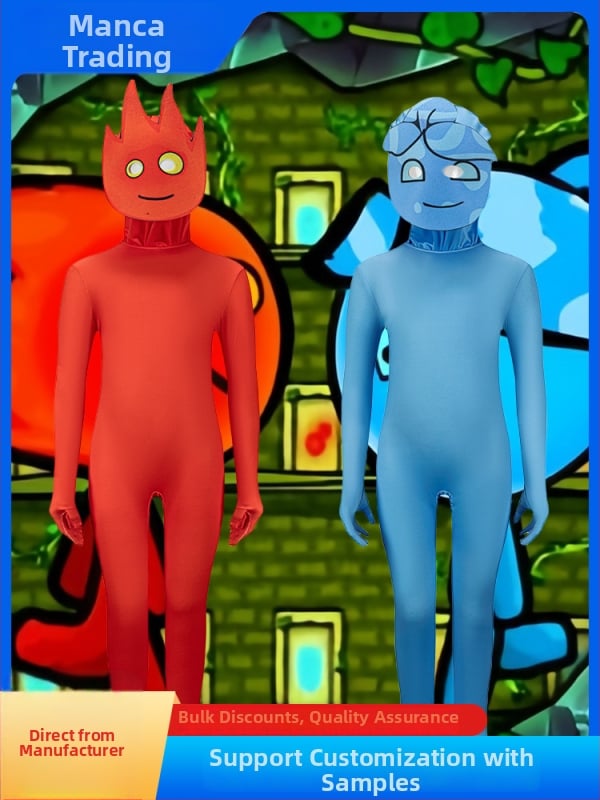 Unisex jednodielny cosplay kostým pre hranie hier a Halloween na javisku, pre deti do 17 rokov
