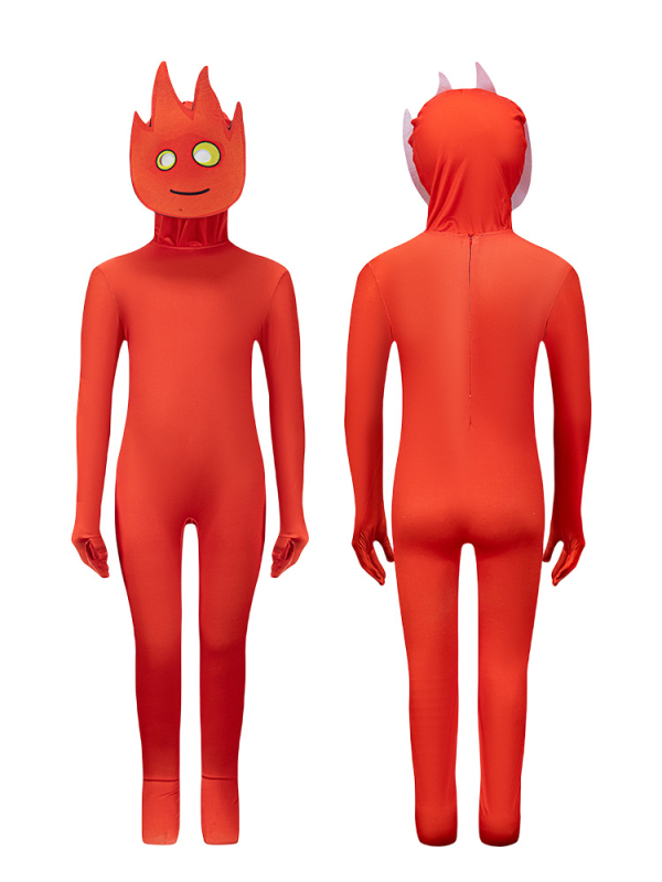 Unisex jednodielny cosplay kostým pre hranie hier a Halloween na javisku, pre deti do 17 rokov