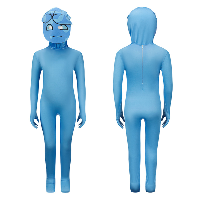 Unisex jednodielny cosplay kostým pre hranie hier a Halloween na javisku, pre deti do 17 rokov