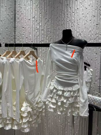 Φόρεμα Miu-Style γαλλικού στυλ με ανοιχτούς ώμους και βολάν, εφαρμοστό και κοντό για γυναίκες