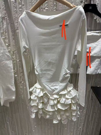 Φόρεμα Miu-Style γαλλικού στυλ με ανοιχτούς ώμους και βολάν, εφαρμοστό και κοντό για γυναίκες