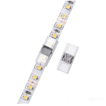 Bandă LED monocromă 3528 pe placă goală, lățime 8 mm, conectare rapidă fără lipire, cablu 2P