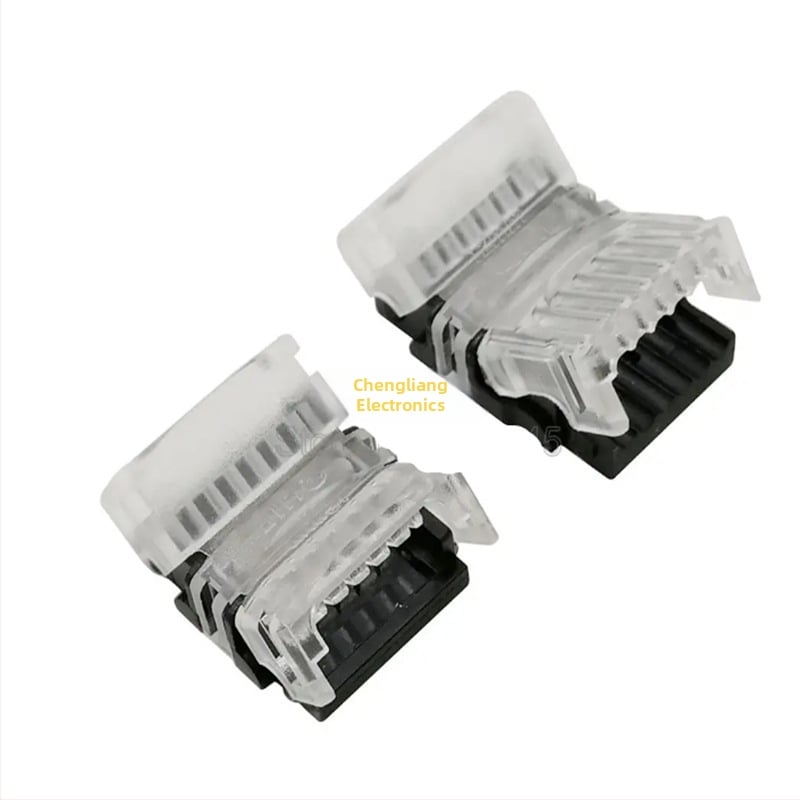 RGBWW RGBCCT LED pás s holou doskou bez spájania, konektor s cvaknutím, 6-pin, 12 mm