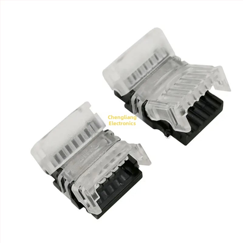 RGBWW RGBCCT LED pás s holou doskou bez spájania, konektor s cvaknutím, 6-pin, 12 mm