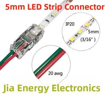 LED 2P 5 mm 3528 holá doska LED pás s rýchlym konektorom bez spájania, Hippo spona