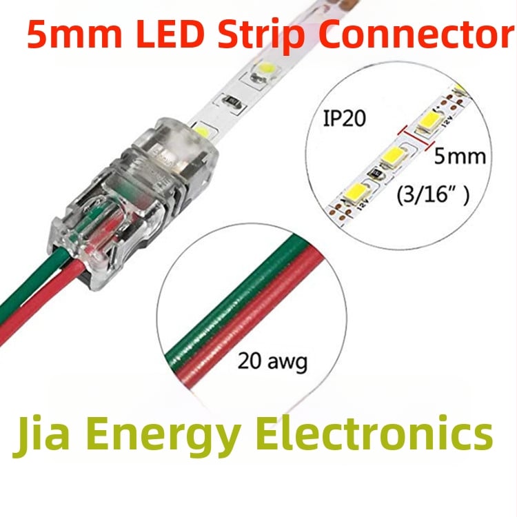 LED 2P 5 mm 3528 holá doska LED pás s rýchlym konektorom bez spájania, Hippo spona