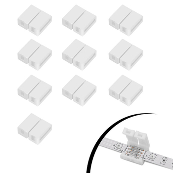 Σετ συνδετήρων LED RGB χωρίς συγκόλληση για λωρίδες LED