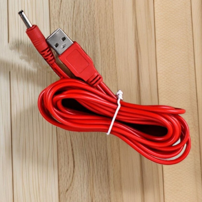 Cablu USB de încărcare și conectare pentru lampă de birou, cupru cu 2 conductori, USB cu două capete