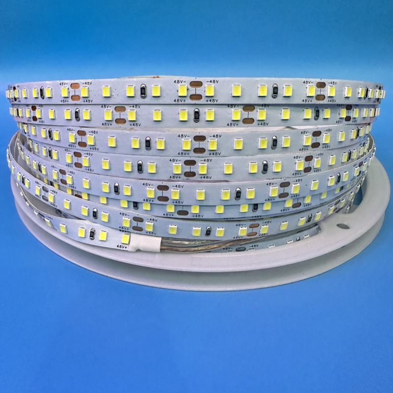 48V LED ταινία, 30 μ., γραμμική, μη ρυθμιζόμενη, αυτοκόλλητη, 2835 LED, 120 LED, 10W, εσωτερικός φωτισμός