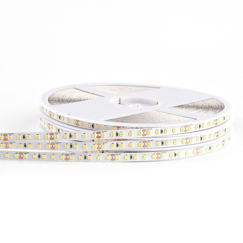 48V LED ταινία, 30 μ., γραμμική, μη ρυθμιζόμενη, αυτοκόλλητη, 2835 LED, 120 LED, 10W, εσωτερικός φωτισμός