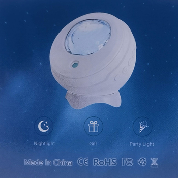 Bluetooth-képes dinamikus csillagos ég vetítő lámpa, éjjeli lámpa hálószobába, aurora hangulatvilágítás