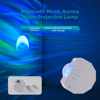 Új zenélő csillagos ég lámpa Bluetooth hangszóróval, atmoszferikus lámpa hálószobába vetítéssel, éjszakai fény