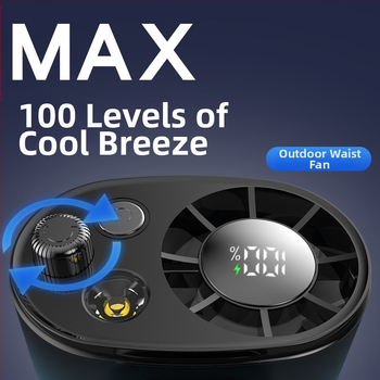 2026 nový model bezuhlíkového ventilátora s klipom a stolnou konštrukciou, 5 lopatiek, USB nabíjateľný, jasné LED svetlo, vstavaná batéria (2000–4000 mAh)