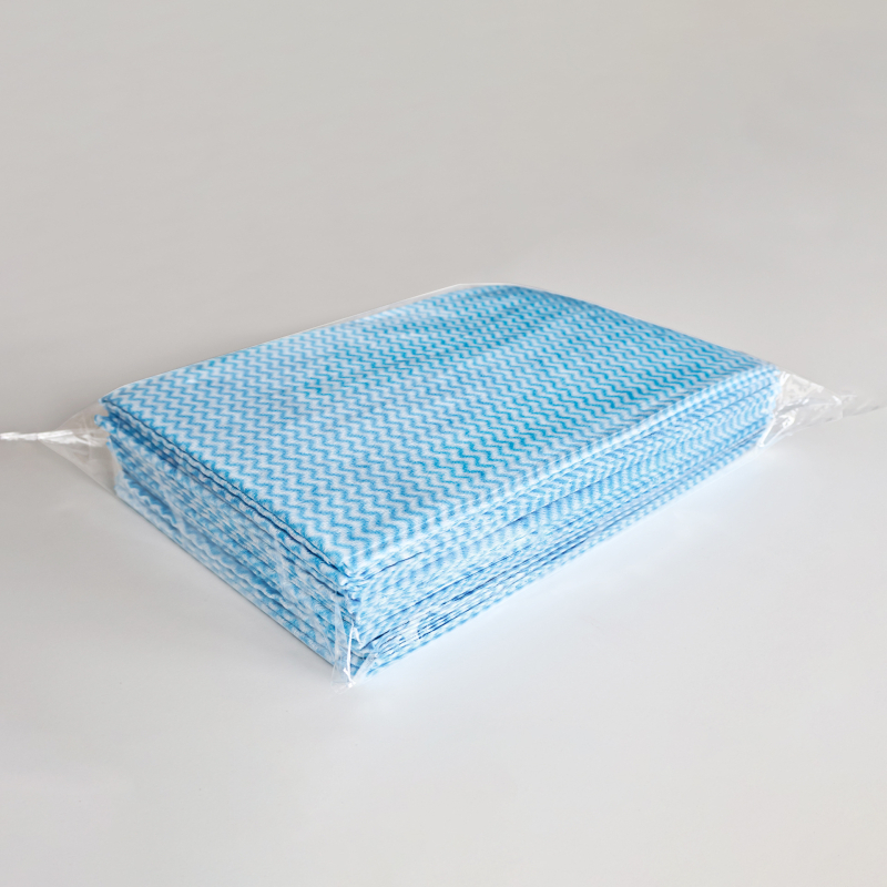 60×60 cm jednorazová utierka na čistenie, dvojité použitie pre suché aj mokré, hustá netkaná utierka na riady, antibakteriálna