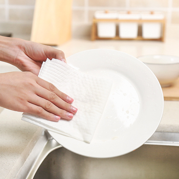 50 de bucăți cârpe de curățare de unică folosință, groase, pentru uz casnic, fără scame, absorbante, pentru bucătărie, curățare fără spălare