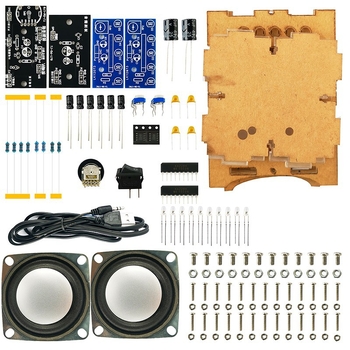 Viacúčelový zvukový DIY kit, 3W mini zosilňovač, malý reproduktor, spájkovacia doska TJ-56-208