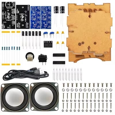 Viacúčelový zvukový DIY kit, 3W mini zosilňovač, malý reproduktor, spájkovacia doska TJ-56-208