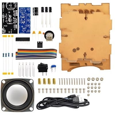 Viacúčelový zvukový DIY kit, 3W mini zosilňovač, malý reproduktor, spájkovacia doska TJ-56-208