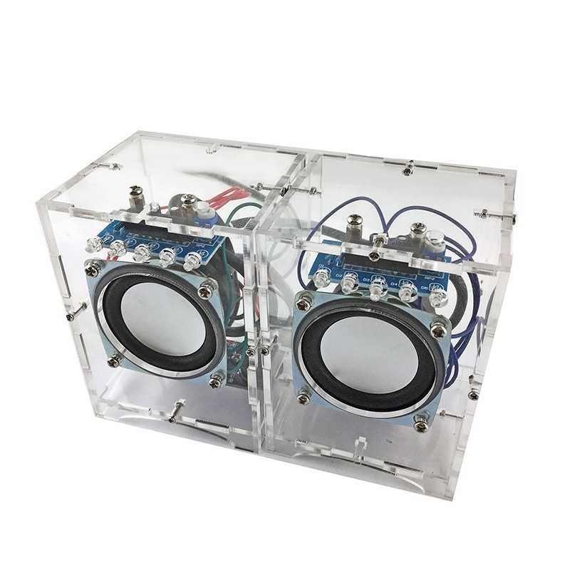 Viacúčelový zvukový DIY kit, 3W mini zosilňovač, malý reproduktor, spájkovacia doska TJ-56-208
