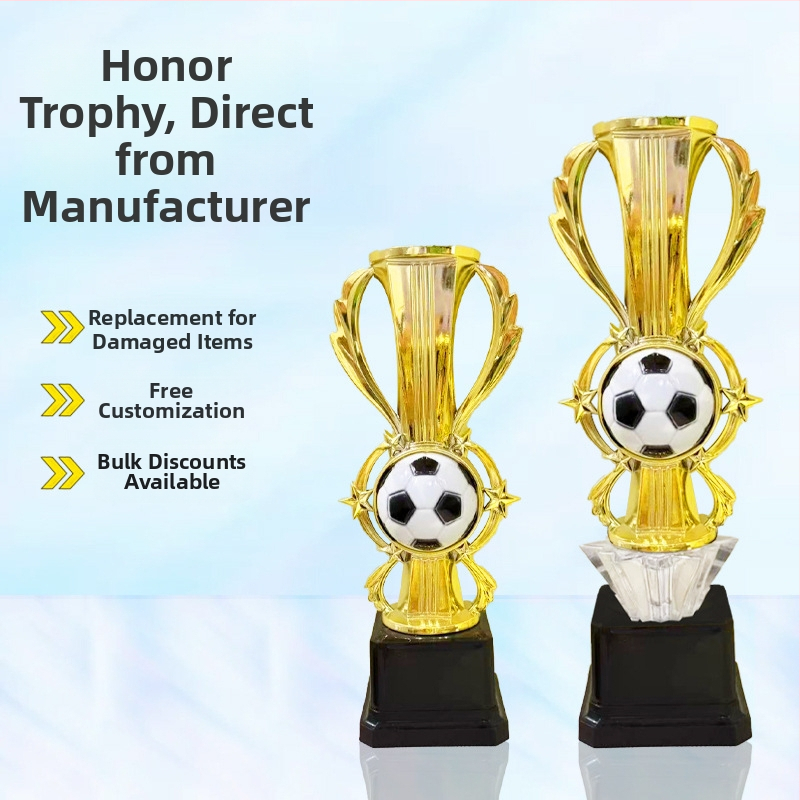 Kreatívna trofej šampióna – futbalový pohár pre MVP a najlepšieho strelca, pamätná športová súťaž