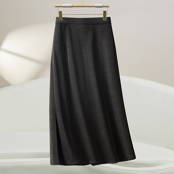 Γυναικεία μίντι φούστα με πουά από chiffon, καλοκαίρι 2026, υψηλή μέση, drapé, Α-γραμμή, κολακεύει σώμα αχλαδιού