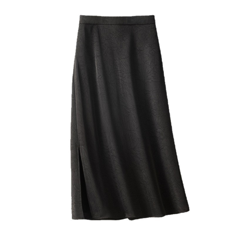 Γυναικεία μίντι φούστα με πουά από chiffon, καλοκαίρι 2026, υψηλή μέση, drapé, Α-γραμμή, κολακεύει σώμα αχλαδιού