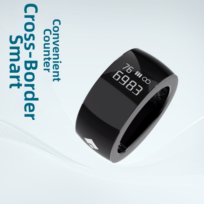 Equantu nerezový prsteň so počítadlom SQ668, chytrý prsteň s Bluetooth