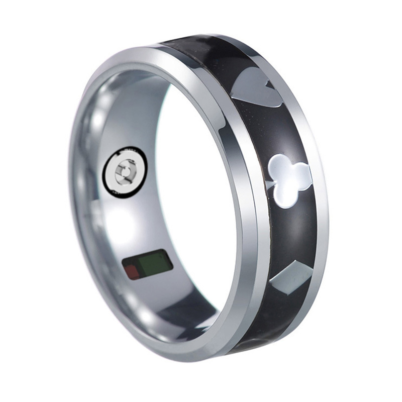 Bluetooth συνδεδεμένο έξυπνο δαχτυλίδι για την υγεία και την παρακολούθηση της φυσικής κατάστασης: γλυκόζη αίματος, άγχος και ρυθμός καρδιάς.