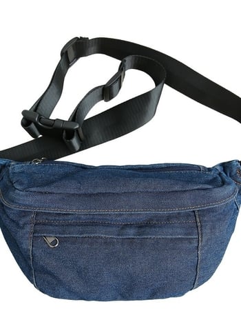 Oprana denim crossbody torba preko ramena, svakodnevna sportska putna torba