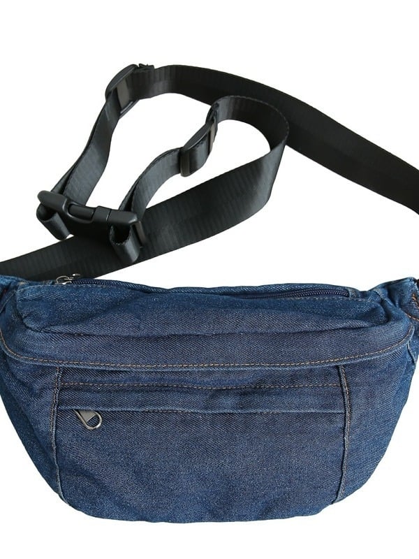 Oprana denim crossbody torba preko ramena, svakodnevna sportska putna torba