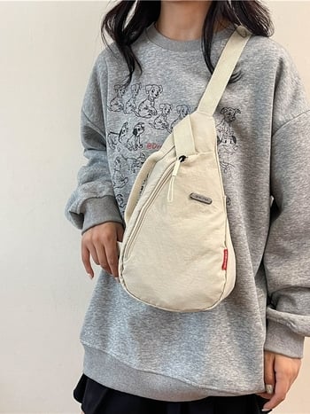 Unisex torba na pojas od najlona s džepom za telefon, crossbody/na ramenu, sportski svakodnevni stil (jesen 2024)