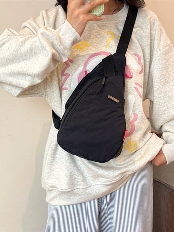 Unisex torba na pojas od najlona s džepom za telefon, crossbody/na ramenu, sportski svakodnevni stil (jesen 2024)