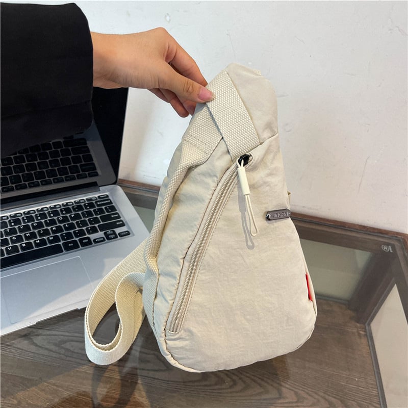 Unisex torba na pojas od najlona s džepom za telefon, crossbody/na ramenu, sportski svakodnevni stil (jesen 2024)