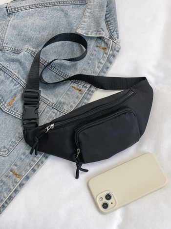 Ženska nylon crossbody torbica u uličnom stilu, zimsko izdanje 2024