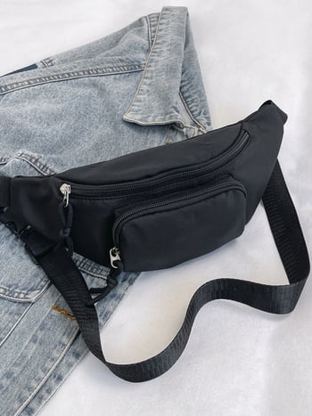 Ženska nylon crossbody torbica u uličnom stilu, zimsko izdanje 2024