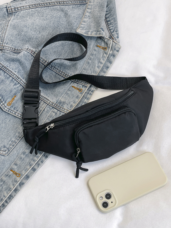 Ženska nylon crossbody torbica u uličnom stilu, zimsko izdanje 2024