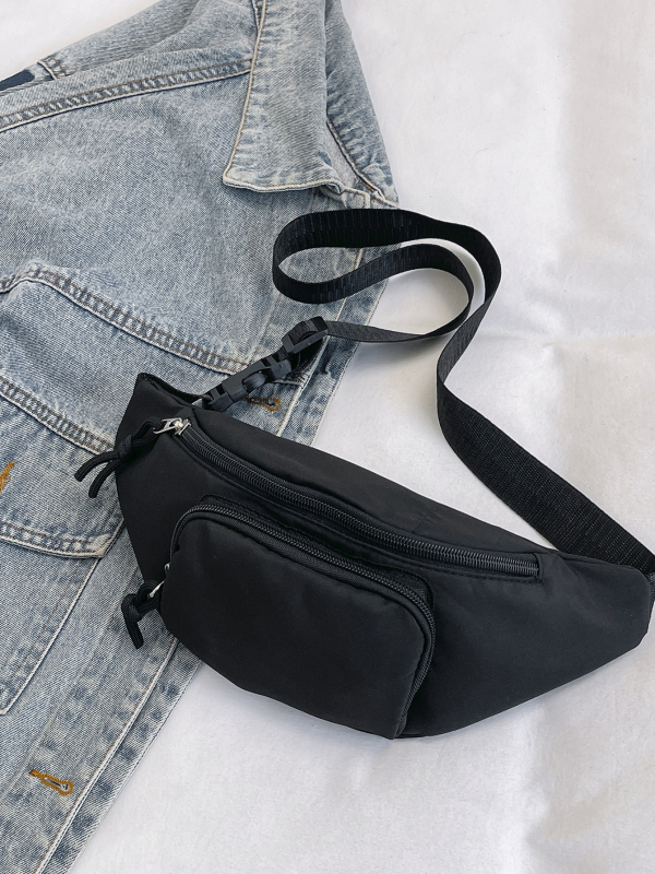 Ženska nylon crossbody torbica u uličnom stilu, zimsko izdanje 2024