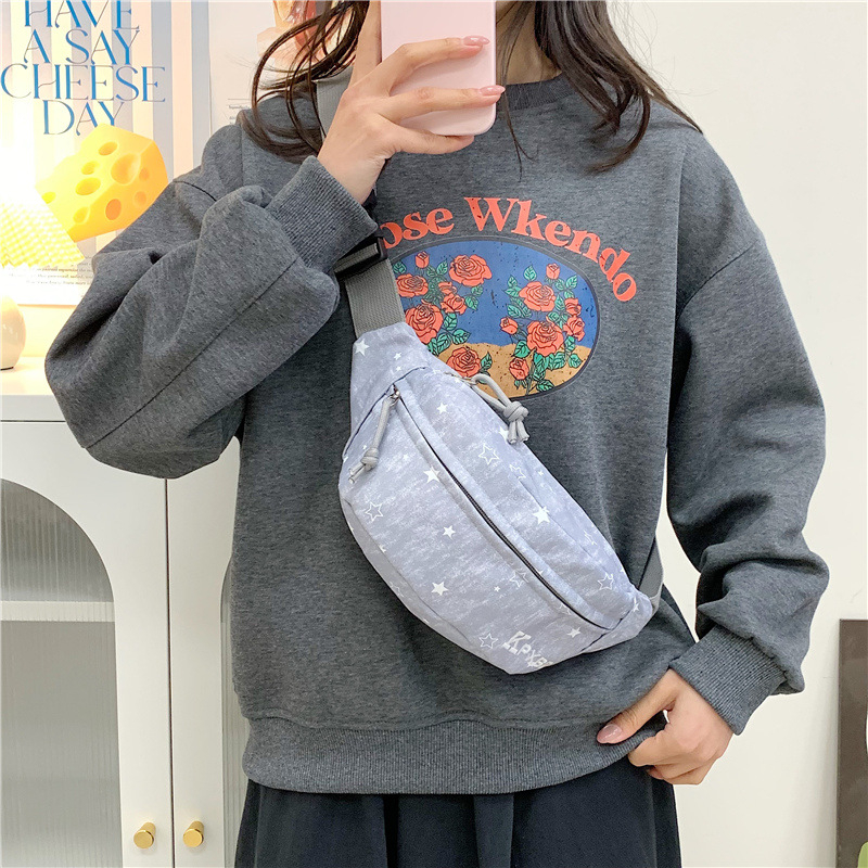 Mala crossbody torbica za djevojke, kanvas, minimalistička i svestrana, japanski stil